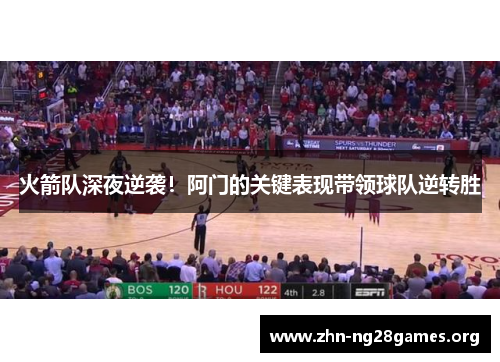 火箭队深夜逆袭！阿门的关键表现带领球队逆转胜